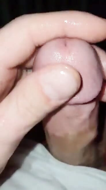 Close up Masturbation with precum
