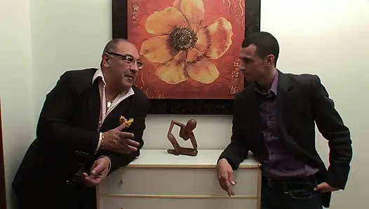 Only Two Big Cocks Can Make This Italian Slut Enjoy