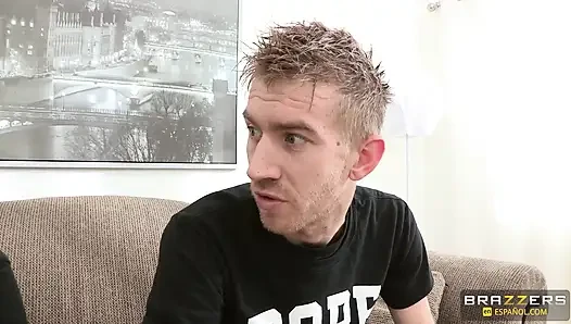 Brazzers - Danny D Steals Roommate's Teen Ariana Marie Gags on Huge Cock and Gets Facialed