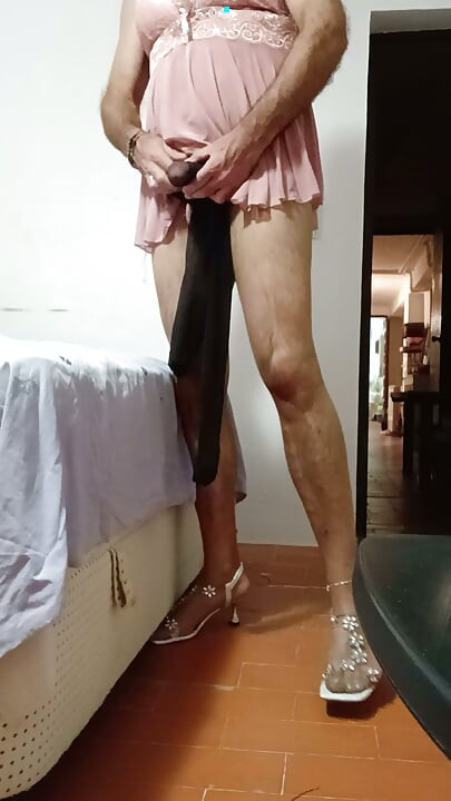 Crossdressing at home - Friday night