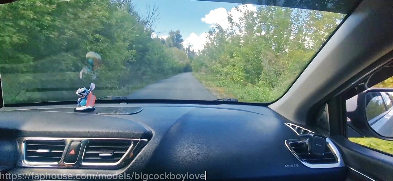 Picked up a big-cocked femboy in a skirt on the road and fucked him bareback.