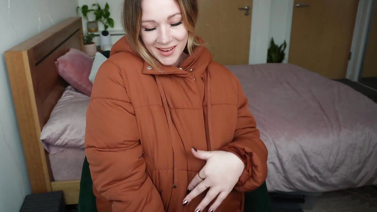 Down Jacket Cock Tease