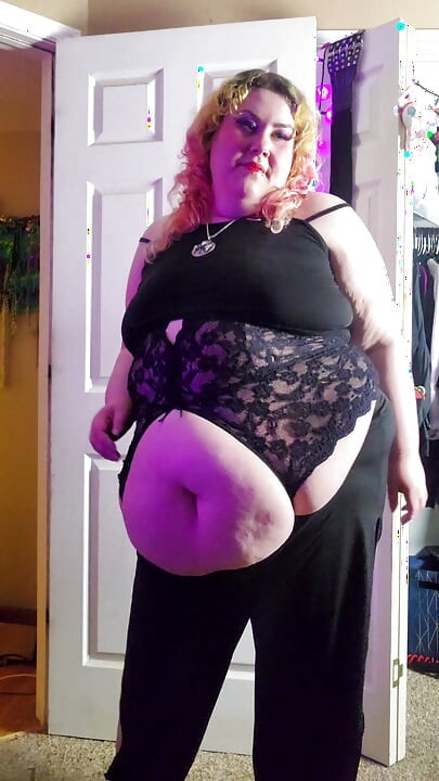 Lace Bodysuit BBW Striptease