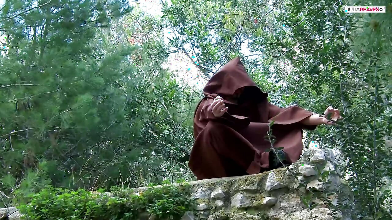 Mystical fuck in the forest gives her an orgasm explosion