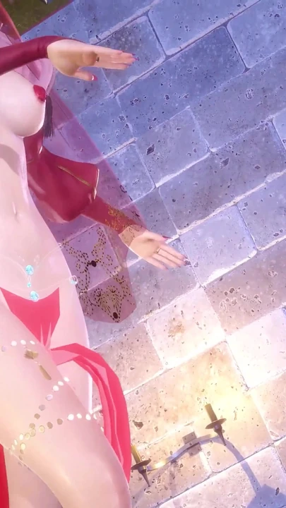 Powerful moment from "MMD Arash - Temptation Seraphine Sexy Hot Dance League Of Legends Uncensored Hentai 4K"