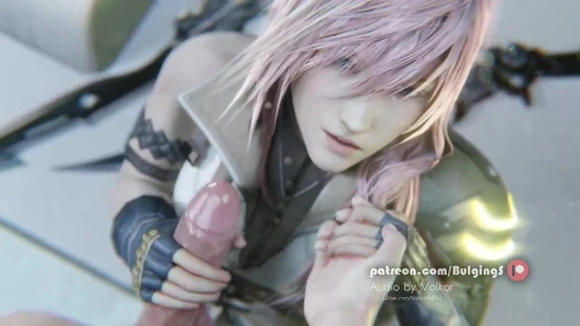 Lightning Farron give handjob