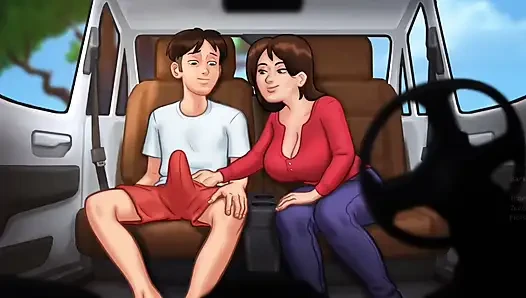 Debbie lutscht endlich Anons riesigen Schwanz - Summertime Saga Gameplay