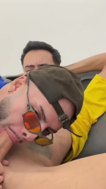 Captivating moment from "Brazilian Classic: National Team Shirt, Hard Stick and No Condom"