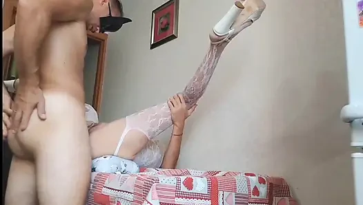 Amateur mature couple - anal surprises from milf wife