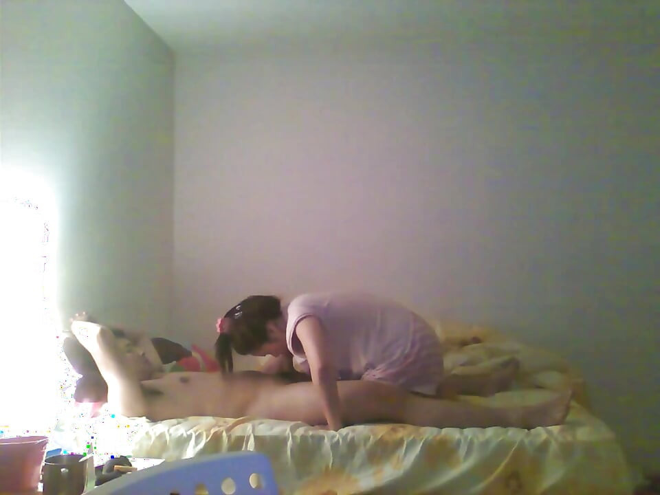 Submissive Chinese Slut Sucks My Dick and Swallows My Cum