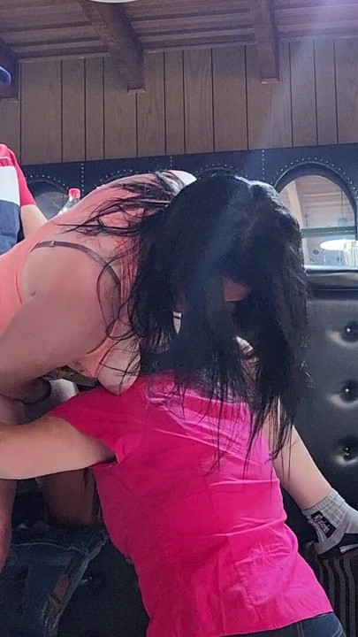 Unforgettable moment from "My wife caught me kissing her stepsister and made her stepsister suck my cock and lick her pussy"