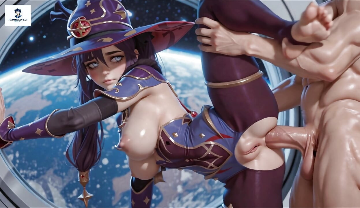 Genshin Impact Mona animowane anal stopy obciąganie titjob