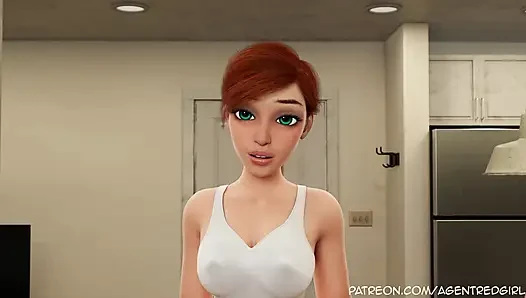 Buck Cuck - Amy's Big Wish Episode 6.1 - Futanari Anal, Anal Fisting, Blowjob, Facial, Creampie, Xray