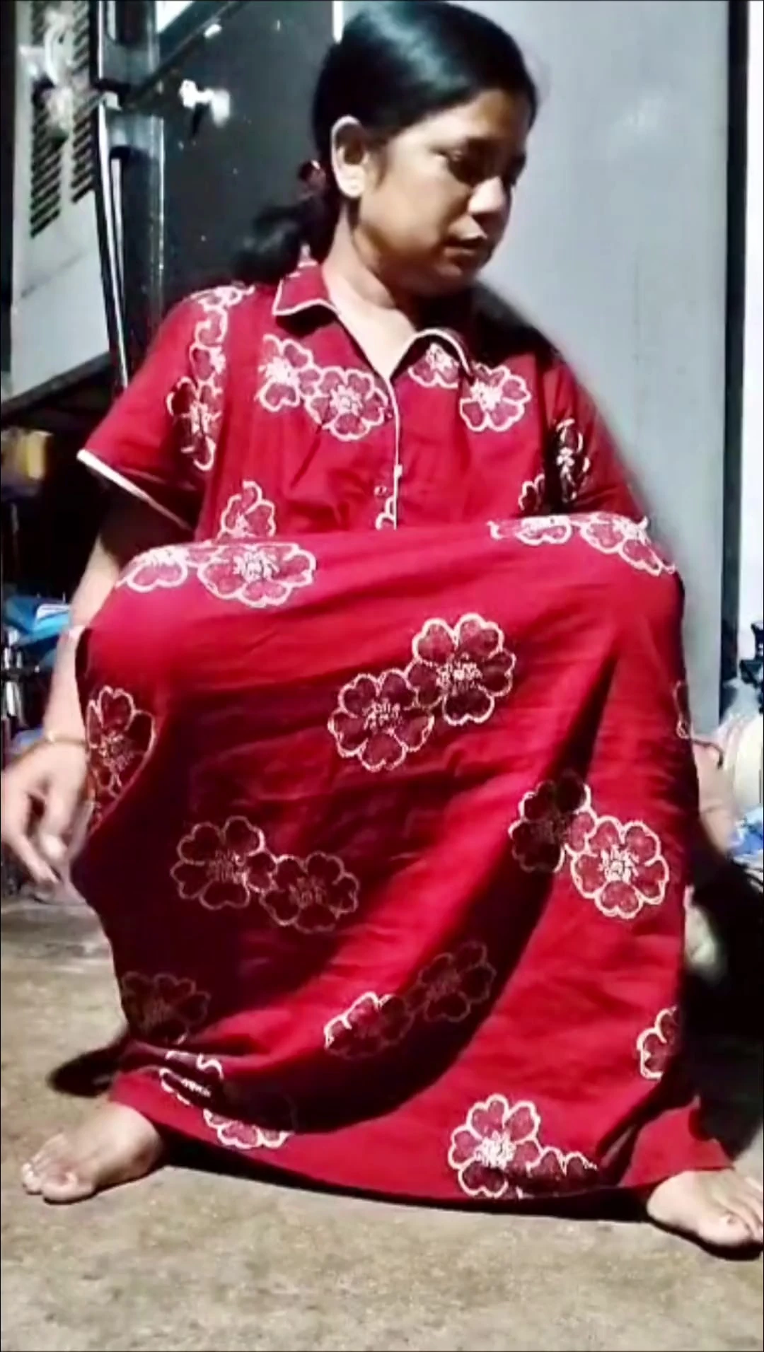 Hintli kız yağlı masaj