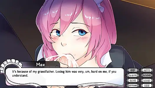 Zimmermädchen-Villa: schwanzlutscher-hausmädchen, abspritzen im mund, Hentai ep.2