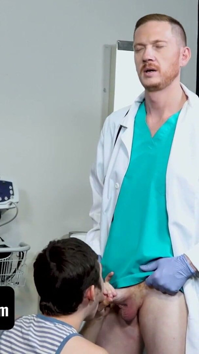 Perv Doctor Gives Virgin Patient His First Prostate Exam - DoctorTapes | Clip 1