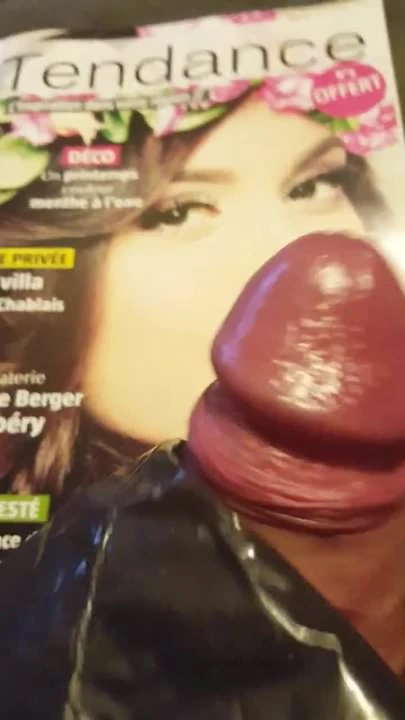 Handjob with plastic and cum