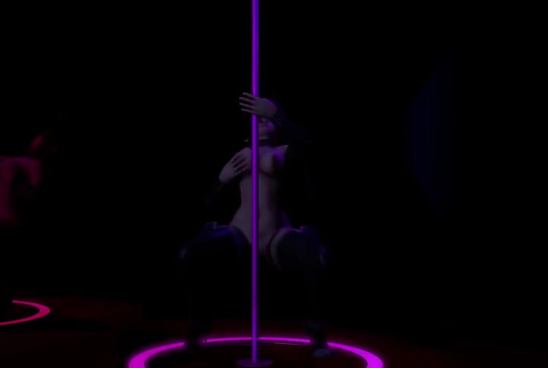 Red Hot Succubus Demon Girl Pole Dancing - 3D Porn