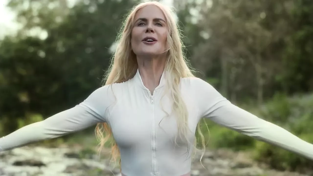 Nicole Kidman and Samara Weaving in sex scenes