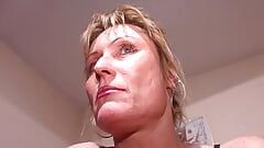 This German swinger housewife let her husband and his colleague fuck her