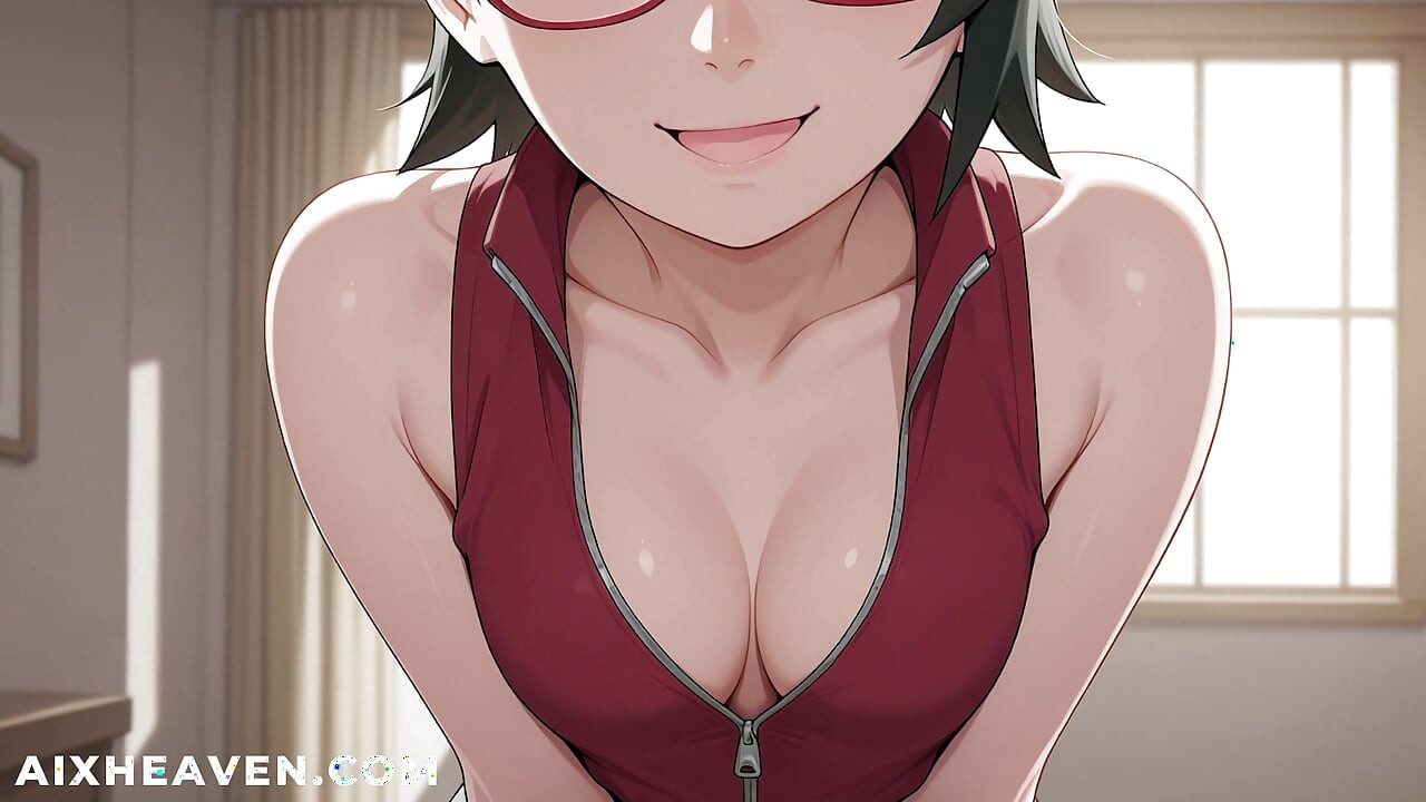 Sarada Uchiha gets fucked by Boruto in her pussy and ass! Uncensored Naruto Hentai