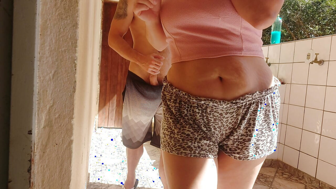 I Caught My Stepdaughter Doing Laundry in Shorts, I Got Horny and I Liked Her Super Hot Pussy