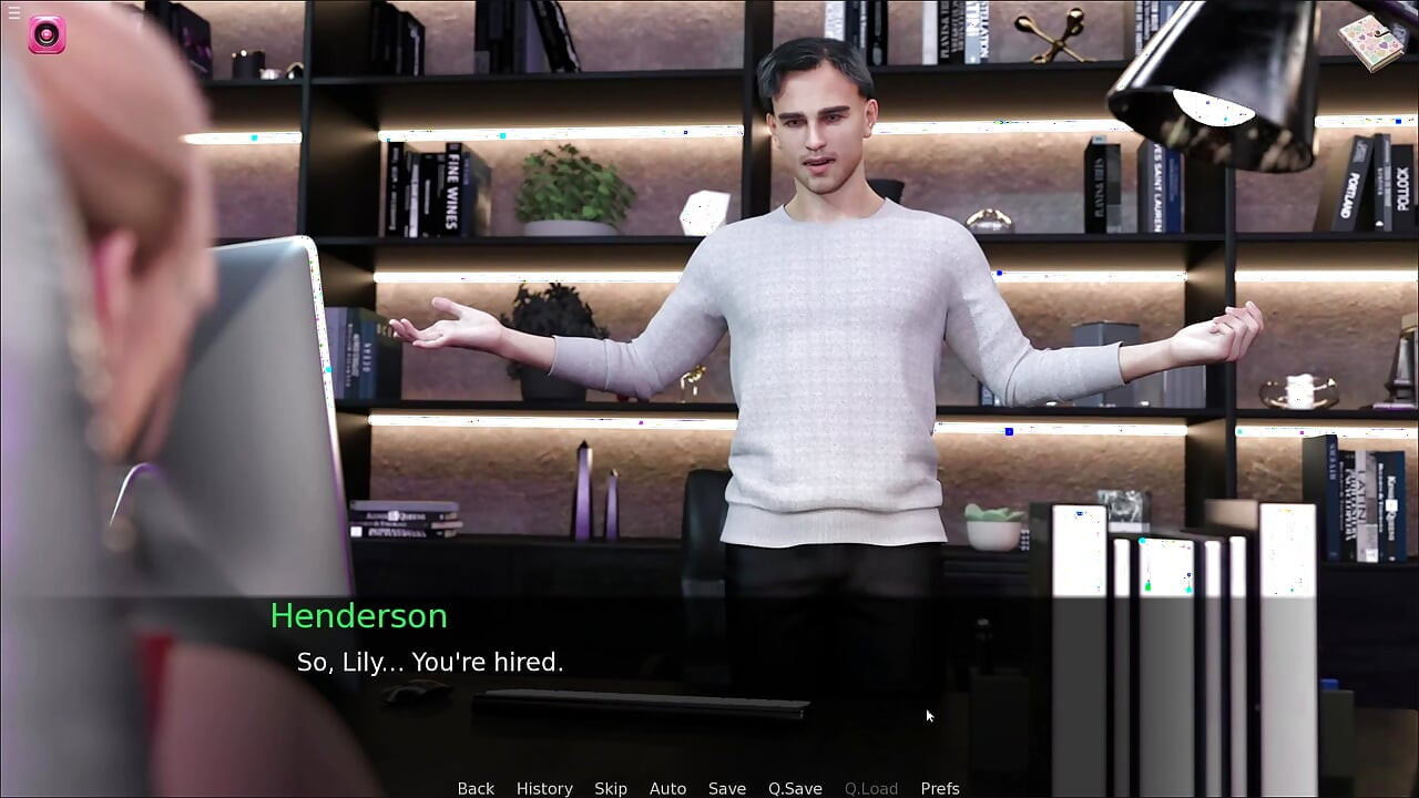 Lily Was Giving Boobjob To Her New Boss While interview In Office