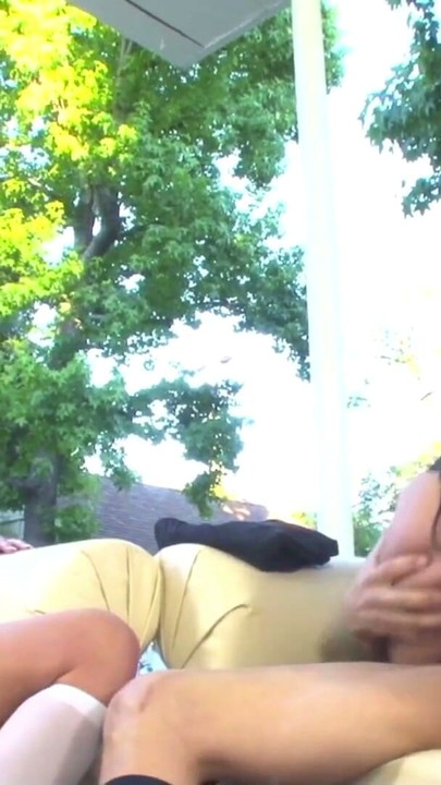 Hot Brunette MILF teaches a Blonde with a Tight Pussy in Threesome | Clip 3