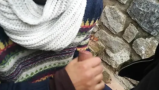 SEPONG KONTOL BERISIKO DI TAMAN UMUM JALANAN