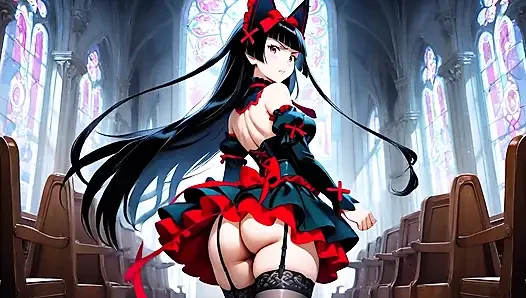Rory Mercury, Gate'in yapay zeka uyarlamasında Yohji Itami'yi tapınakta baştan çıkardı