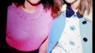 Maisie Williams и Jenna Coleman, трибьют спермы