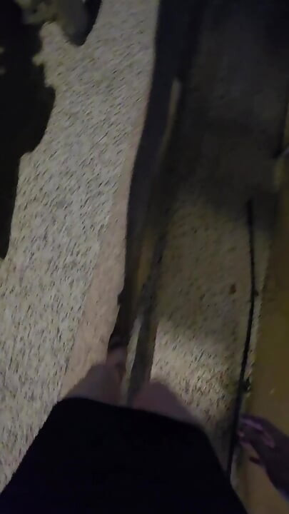 Shemale Ting Xuan Office lady pees outdoors