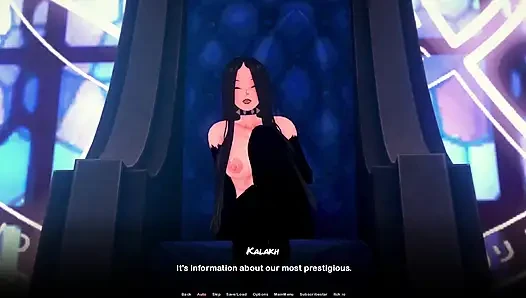 Dämonin prinzessin spielt mit meinem großen schwanz