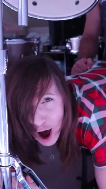Emotional moment from "Stepmom gets stuck in drum set. Stepson leaves her creampied."