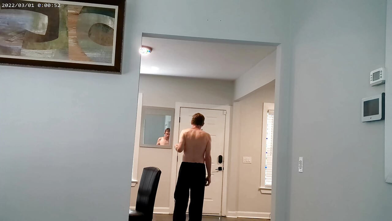 Kansas City rapper Rune (Chris Emerson) with a 40 foot dick in a nice house jacking off with a huge cock on heavens gate..