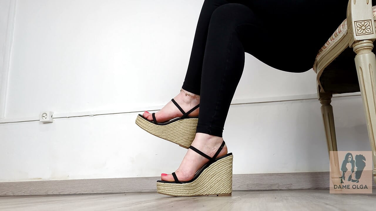 Shoe Collection: Summer Cork Platform Wedge Sandals - Dame Olga