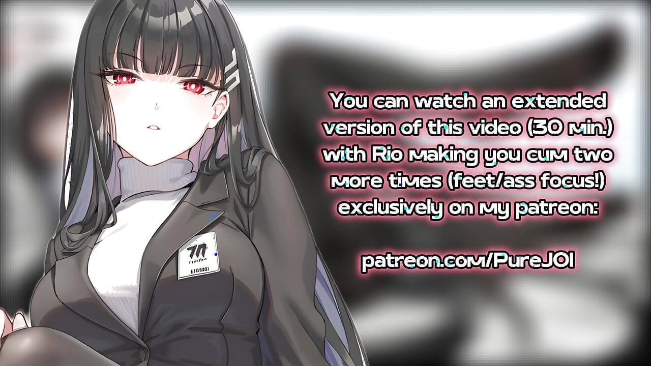 Rio from Blue Archive tests her new innovation on you (Feet and Pantyhose)