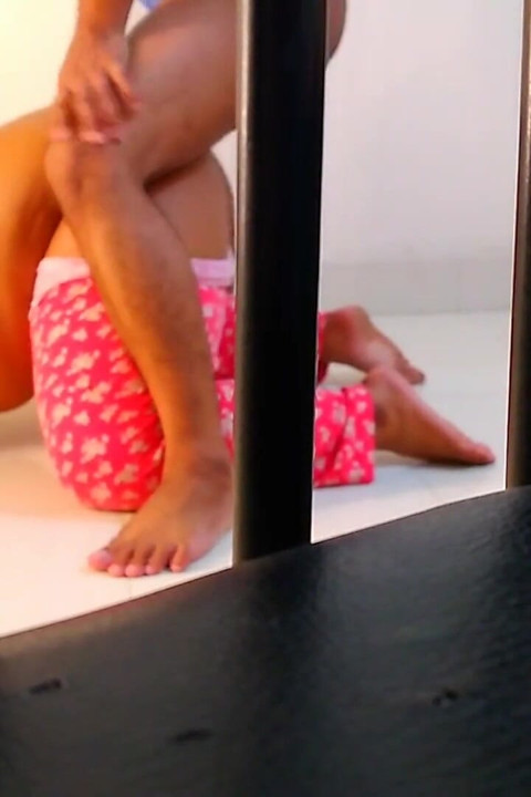 Saudi MILF Hot Stepmom Stuck Under Chair Then I Fuck Her & Helps to Escape From Danger
