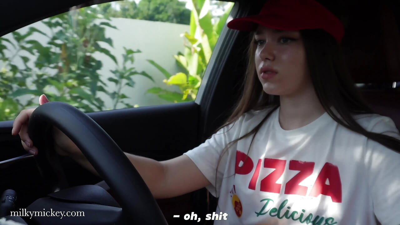 Fucked a cute delivery girl for being late.