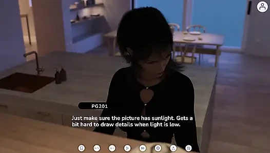 A Volatile Marriage 5 Victor crot di wajah pelacurnya saat berbicara dengan Felicia. Adam touch pantat felicia selama pemotretan