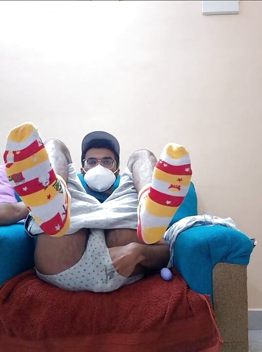 Desi handsome indian webcam anal toy fucks the piss out of him uncontrollably pissing in underwear and cumshot bottomless naked
