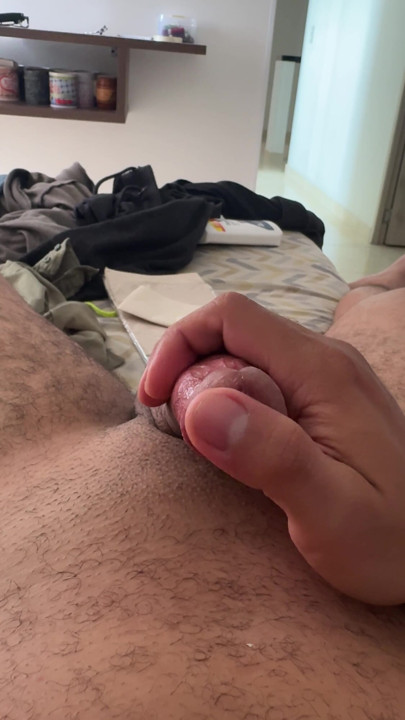 Pre cum in bed