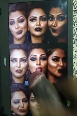 Amala Paul Cocking Tribute on Lip and Tongue