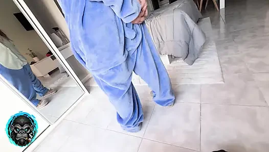 My Stepsister Shows Me Her New Pajamas