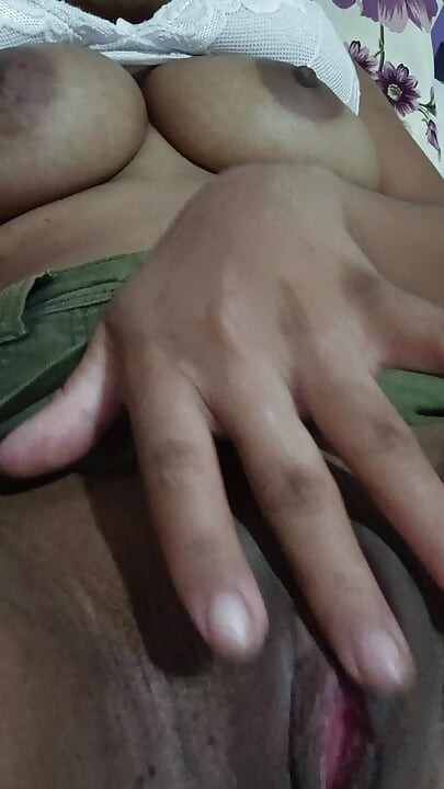 Girl caught in bed masturbating