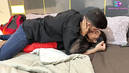 The husband returned home from work and after a long time had physical relations with his wife.