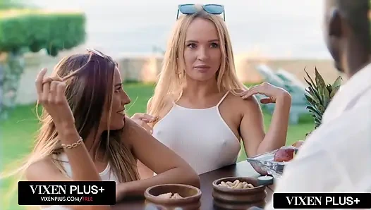 VIXENPLUS MILF Brandi Takes On 2 BBCs At Hotel Vixen