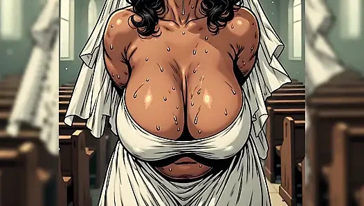 Sexy Indian Women in Church (ai Art)