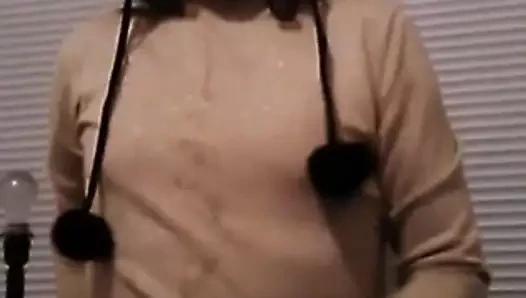 tükürme boşalmak ve oyun ile kendim