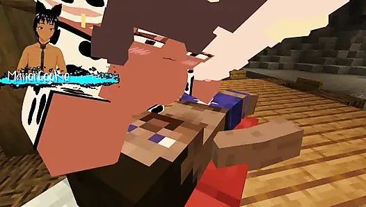 Minecraft Sexcraft The Jenny Mod - melihat apa yang cassie tawarkan dengan toket besarnya